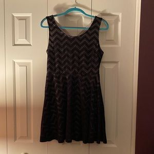 Size Large (Juniors) Candie’s Black and Nude Sleeveless Dress